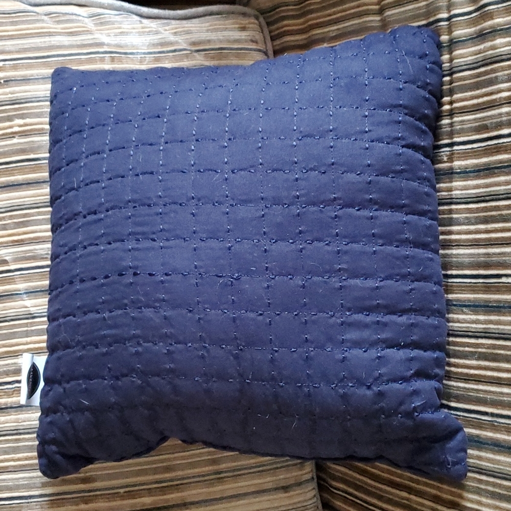 Navy pillow